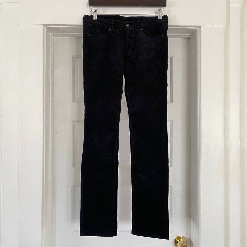 Uniqlo Heattech Corduroy Pants in Black Size 28
